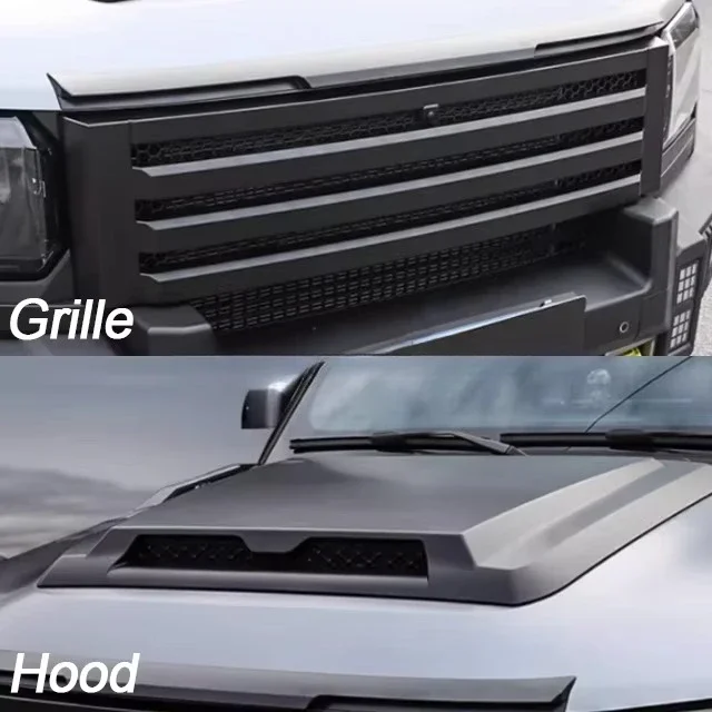 New Design Upgrade Front Bumper Grille Rear Wing Fender Black Knight Style Body Kit for  2025 Traveller T2 Accessories