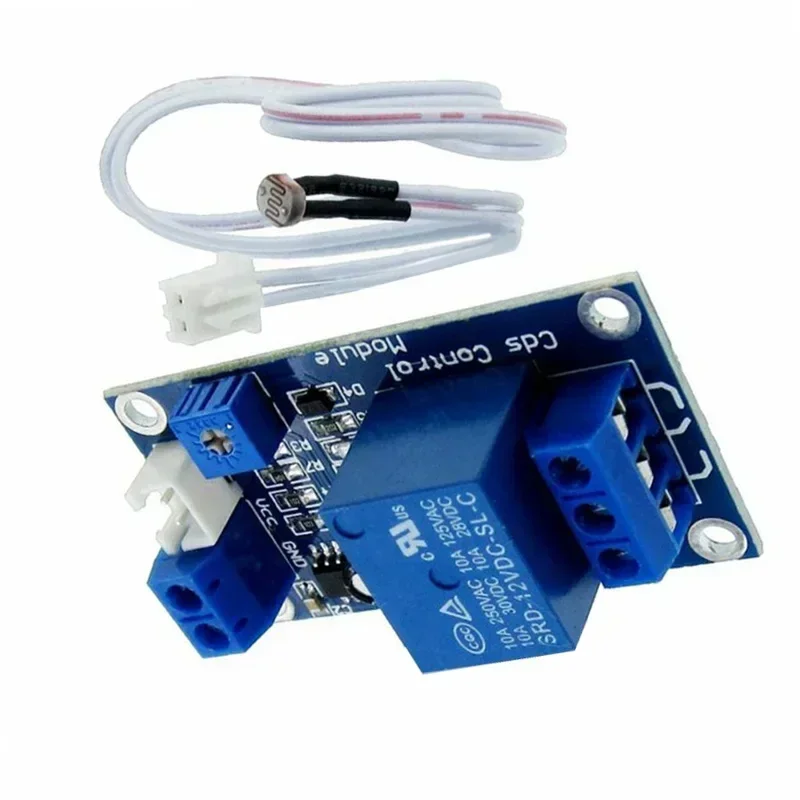 5V/12V XH M131 Photosensitive Light Sensor Module Board Relay Adjustable Sensitivity Potentiometer Input Voltage Relay Switch