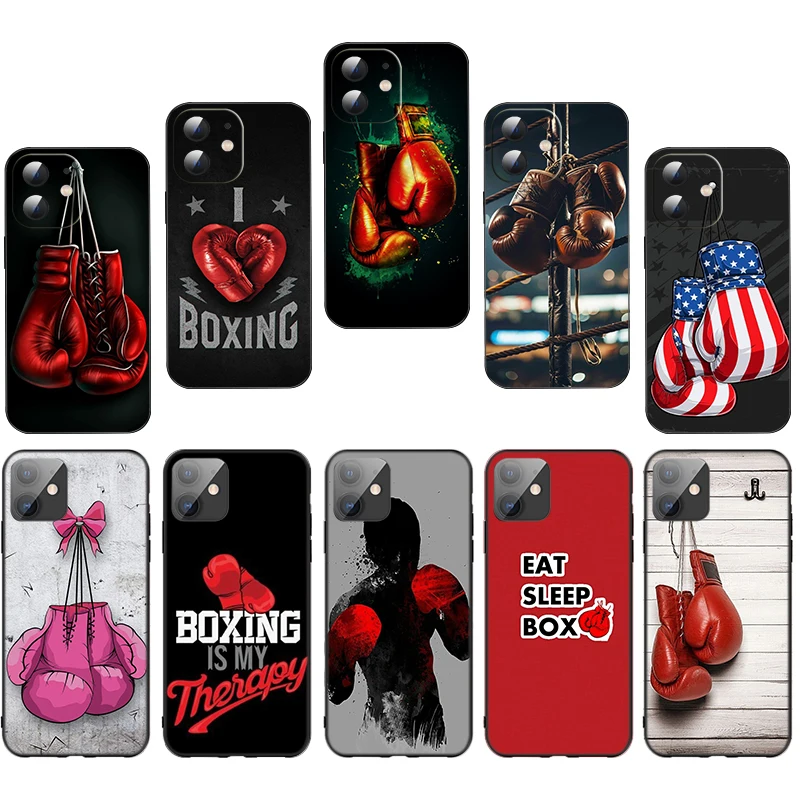 AC6 Boxing Gloves Soft Silicone Case for Huawei P10 20 30 Lite 2018 P Smart S Z Pro 2019 2021 Y8S Y9S