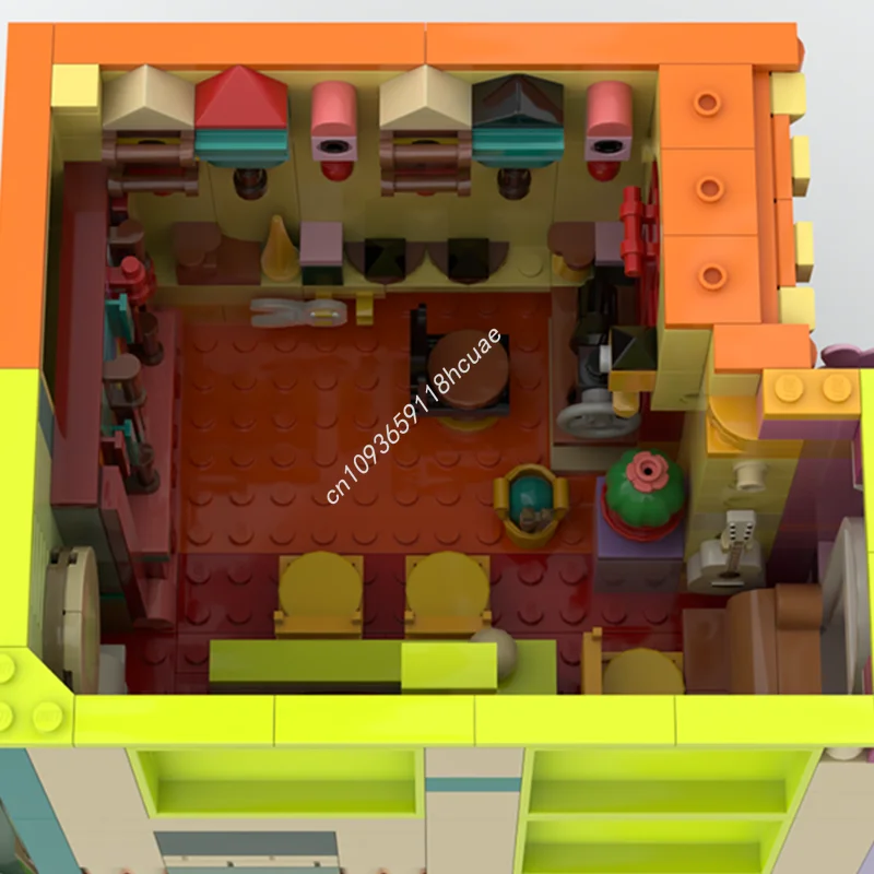 1308 Stück MOC Madrigal Antique Shop Alternative modulare Modellbauspielzeugblöcke Architektur Weihnachtsgeschenk DIY Idee Ziegel Kinder