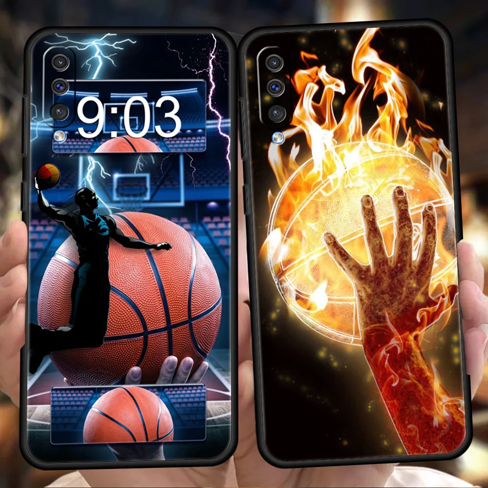 

Basketball Basket Sports Phone Case for Samsung Galaxy A24 A13 A53 A73 A33 A22 A12 A02 A03 A05 A70 A50 A10 A20 5G Silicone Shell