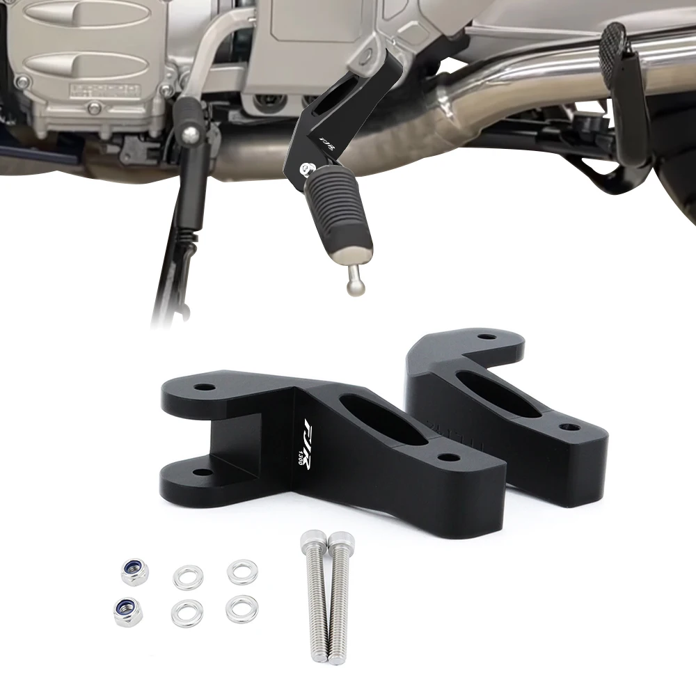 Motorcycle Passenger Foot Pegs Rear Footrests Lowering Relocation Bracket Kit FJR1300 2001 2002 2003 2004 2025  Fit For Yamaha