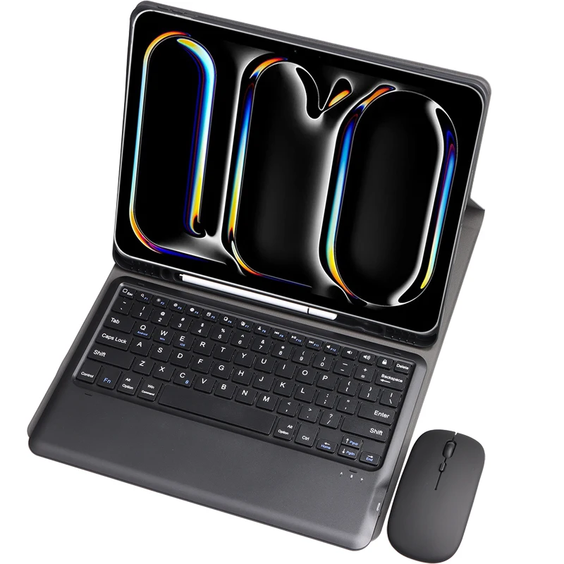 For Apple iPad pro 12.9 tablet case 2024 iPad Air 13-inch Air 6 Bluetooth keyboard with mouse