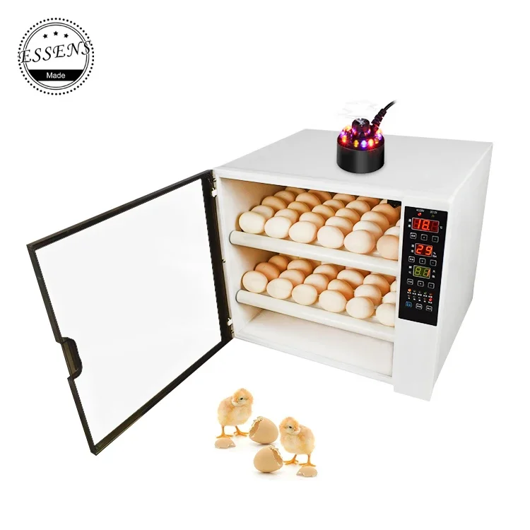 Hot sale full automatic 60 pcs mini egg incubator hatching machine industrial incubator