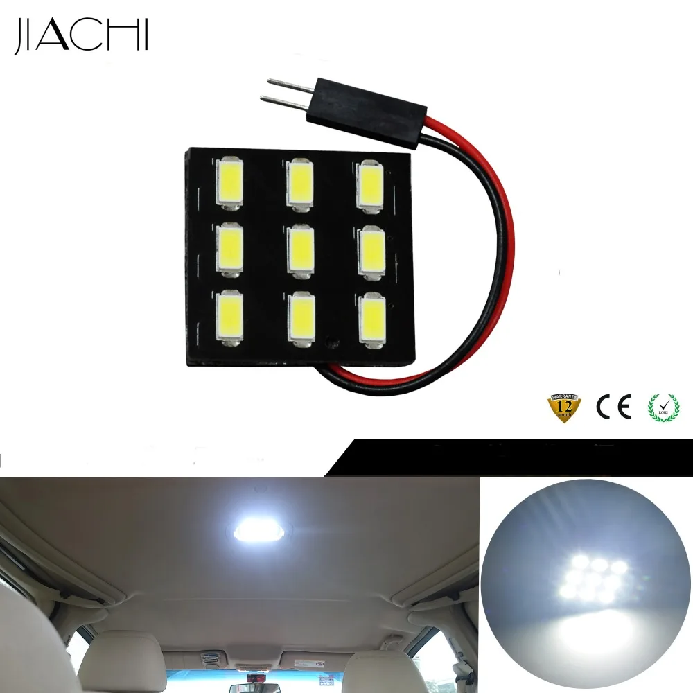 

jiachi 1 шт. T10 Автомобильный светильник для чтения 24 18 12 9 6SMD 5630 Светодиодная панель Белый свет для салона автомобиля Купольный светильник Багажник Лампа Комнатные светильники