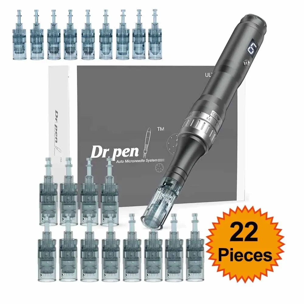 Dr Pen M8 Wireless Derma Pen Microneedling Dermapen with 22Pcs Cartridges