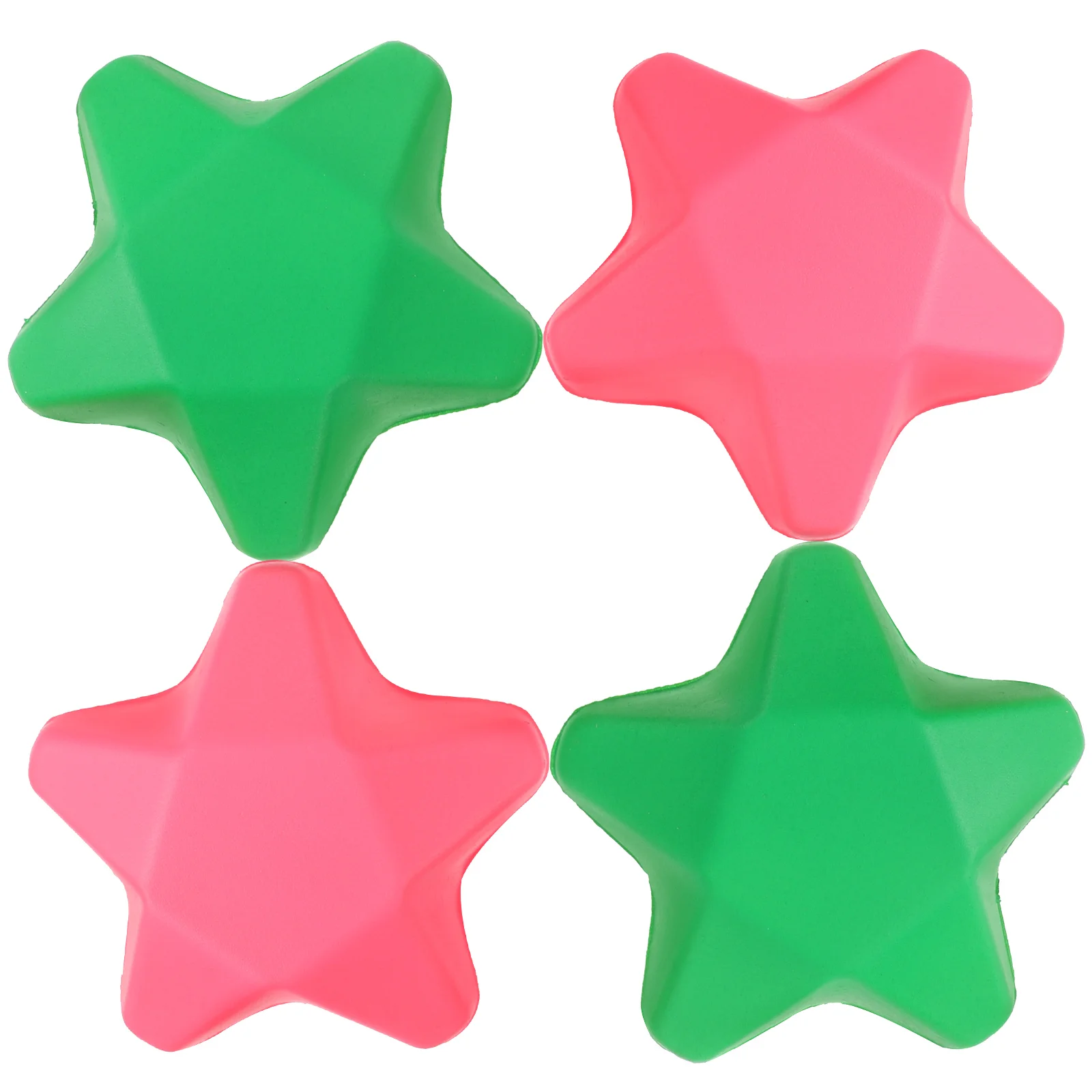 

4 Pcs Five-pointed Star Grip Exercise Ball Squeeze for Arthritis Hand Therapy Strength Prop Strengthener Pu Balls