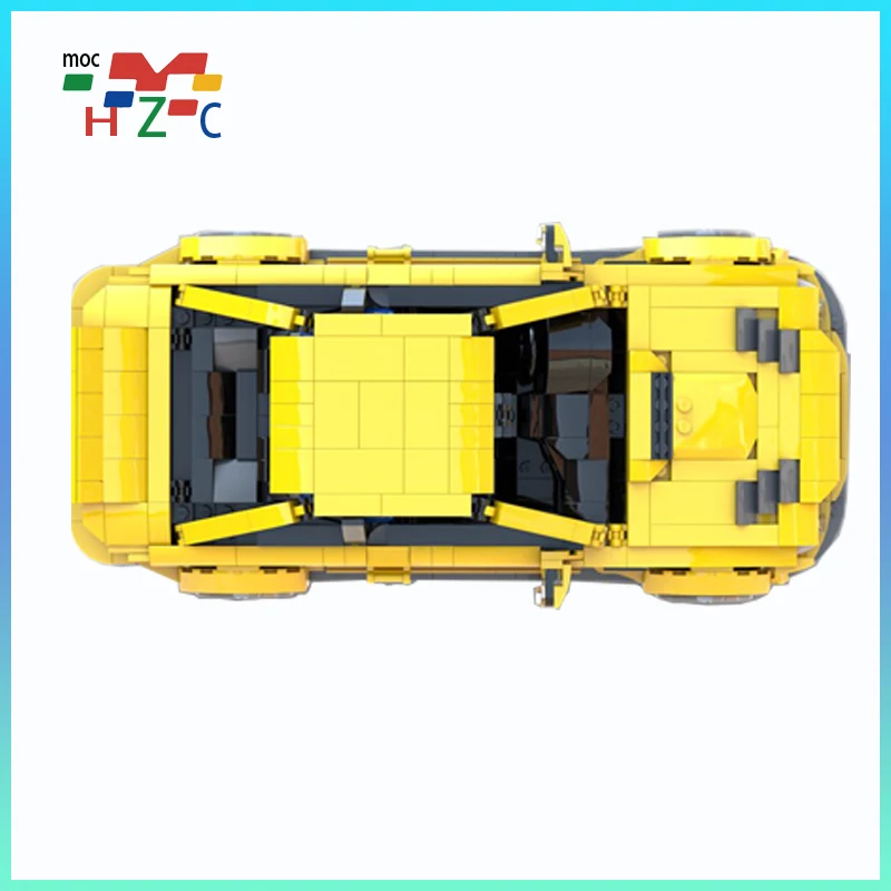 

The new 1244PCS GTR supercar fits the MOC-45363 tall model building block toy as a DIY educational gift for kids