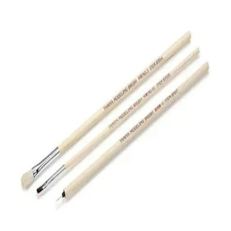 Tamiya 87066 Modeling Brush Basic Set (3Pcs/Set) Model Painting Brush Accessory DIY Tools