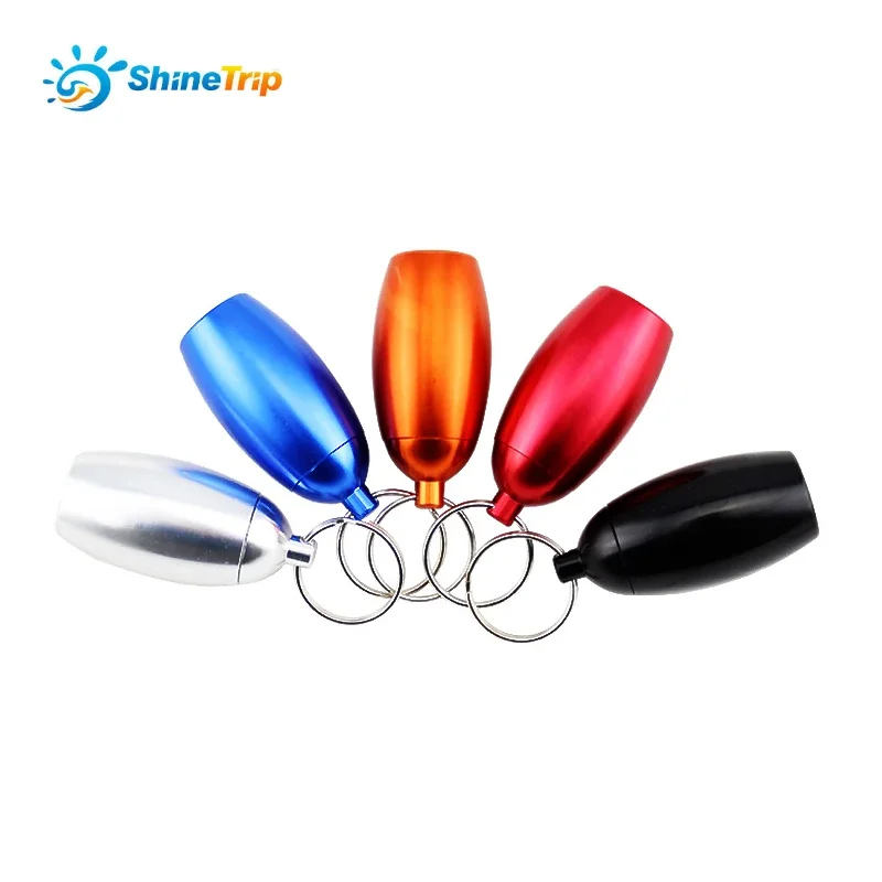 Shinetrip Outdoor tools portable Small medicine bottles fun Aluminum Alloy bottle sealed vial bottle cartridge new ellipse