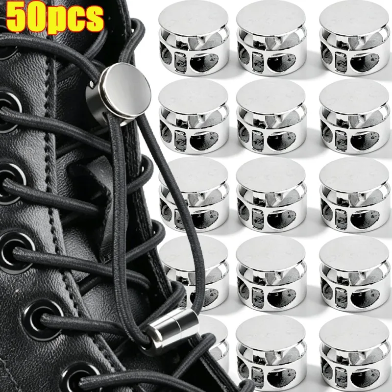 10-50pcs Round Shaped Adjustable Buckle Metal Spring Buckle Drawstring Accessory Sweatshirt Adjustable Drawstring Buckle