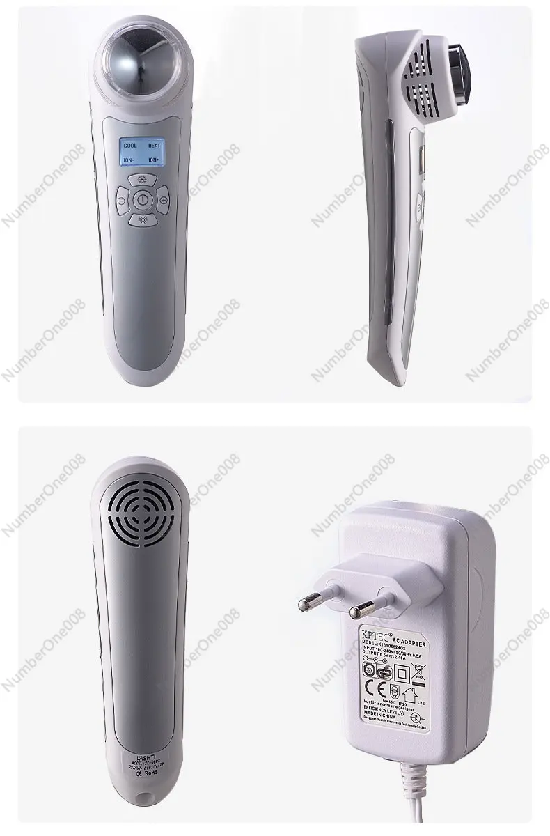 

Facial Pore Cleaning Hot and Cold Beauty Instrument Household Face Positive and Negative Ions Input and Output Instrument