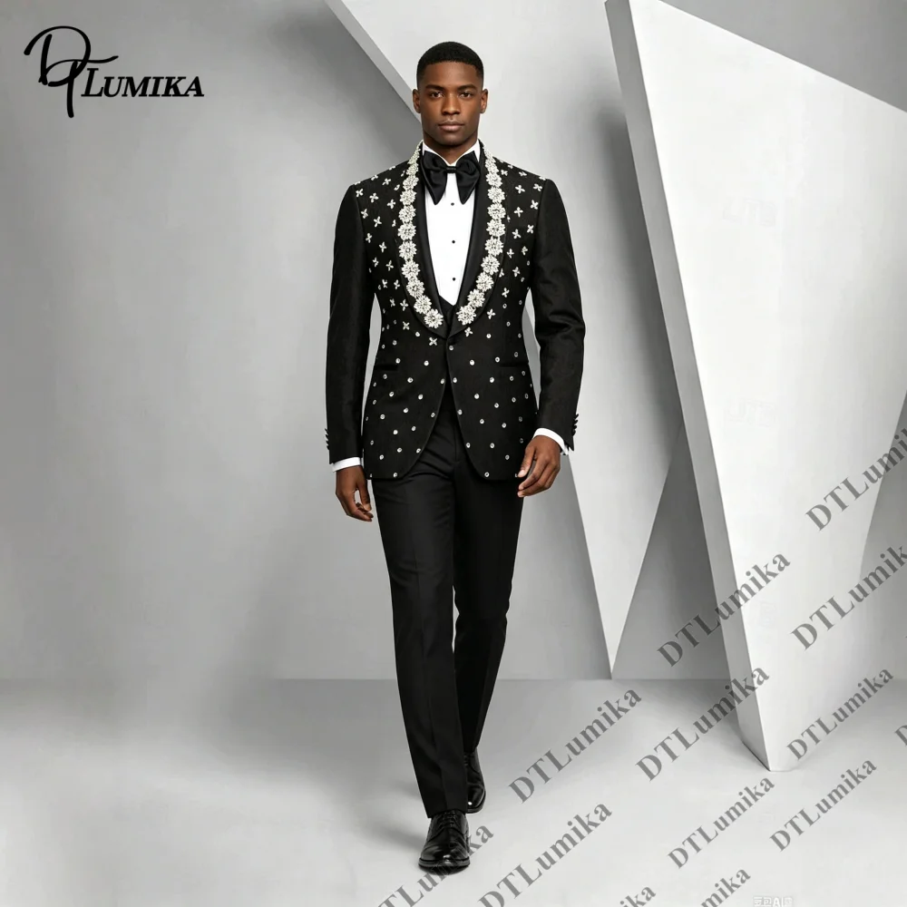 Luxury Crystals Wedding Suit f - đánh giá và giá Men Formal Wear Modern