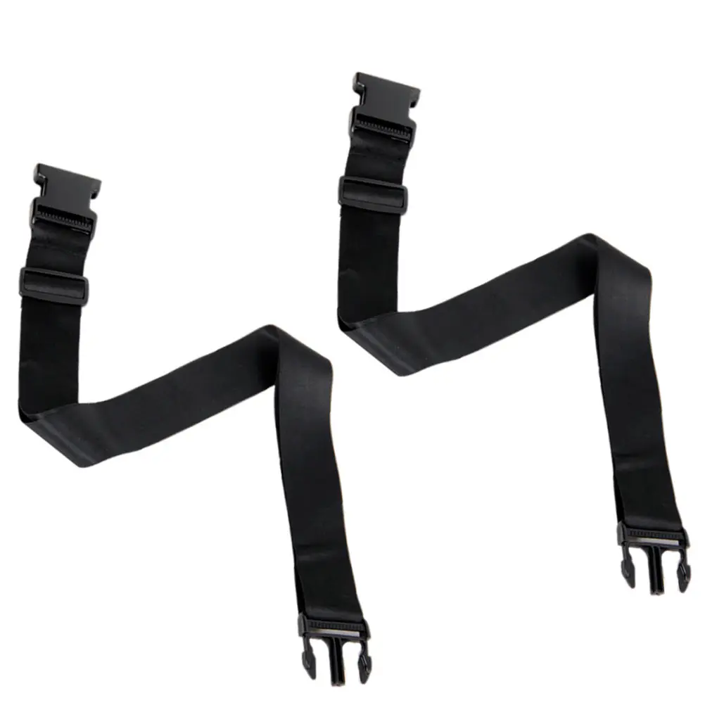 

2pcs Wheelchair Safety Belt Adjustable Straps Black Adult Elder Patients Care Supplies Seat Harness Prevent Slipping Falling