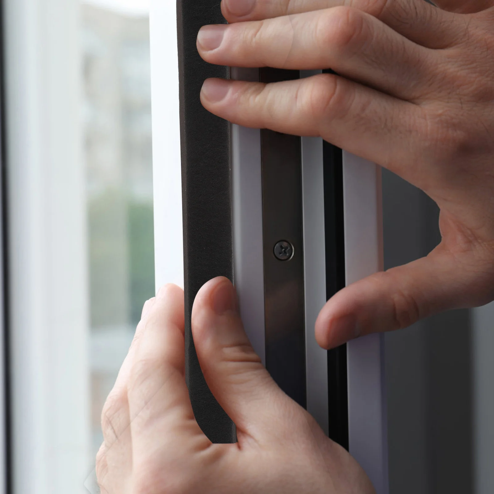 

36M Black High Temperature Resistant Gasket Smoker Seal Self Adhesive Strip for Outdoor Camping Bbq Grill Sealing Solution