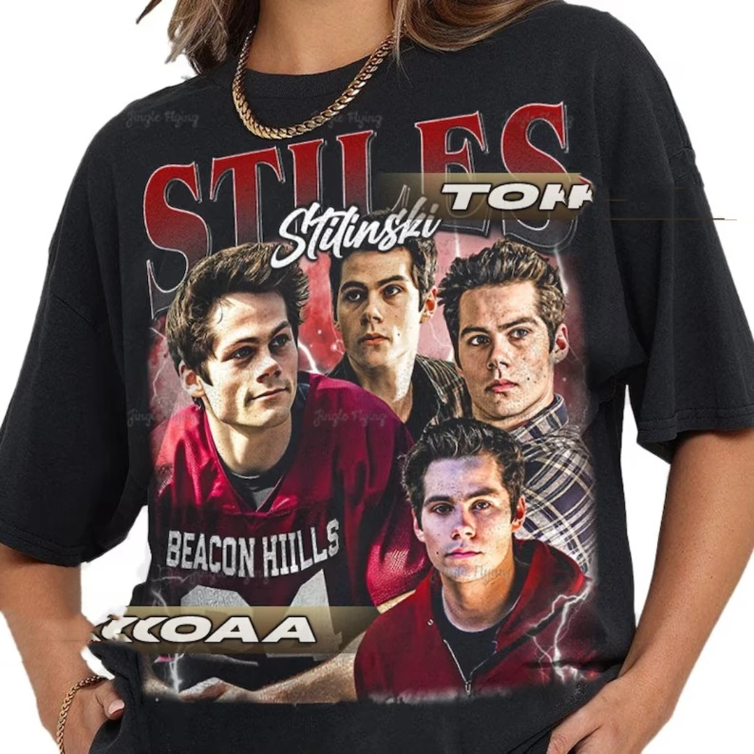 Stiles Stilinski camicia Vintage regalo per donna e uomo t-Shirt Unisex Bootleg uomo donna t-Shirt oversize