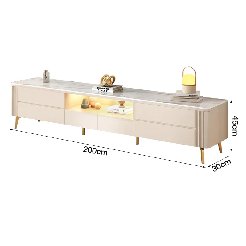 Beautiful Minimalist TV Cabinet Elegant Trendy Aesthetic Stylish TV Stand Glamour Comfy Muebles Para El Hogar Furniture