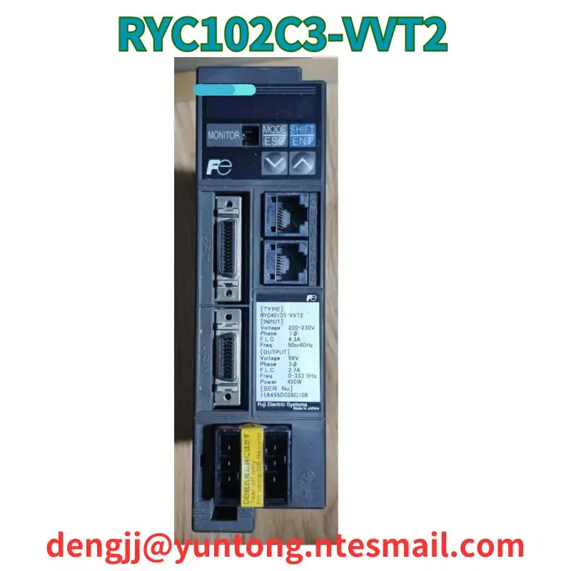 RYC102C3-VVT2 second-hand drive has been inspected and found to be in good condition for quick shipment