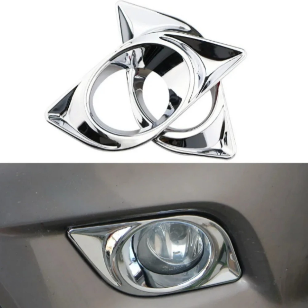 

For Nissan Versa Latio Almera Sunny 2011 - 2017 Front Fog Light Fog Lamp Cover Trim Decoration Sticker Styling Accessories