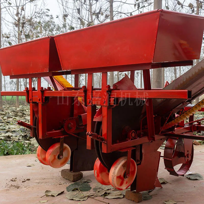 HCY Spot tractor drives green onion transplanter, green onion seedling planting, double row crop green onion seedling planting m