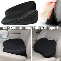 2 in 1 Car Seat Cushion Breathable Pain Relief Lumbar Support Comfort Multifunctional Driver Chair Back Seat