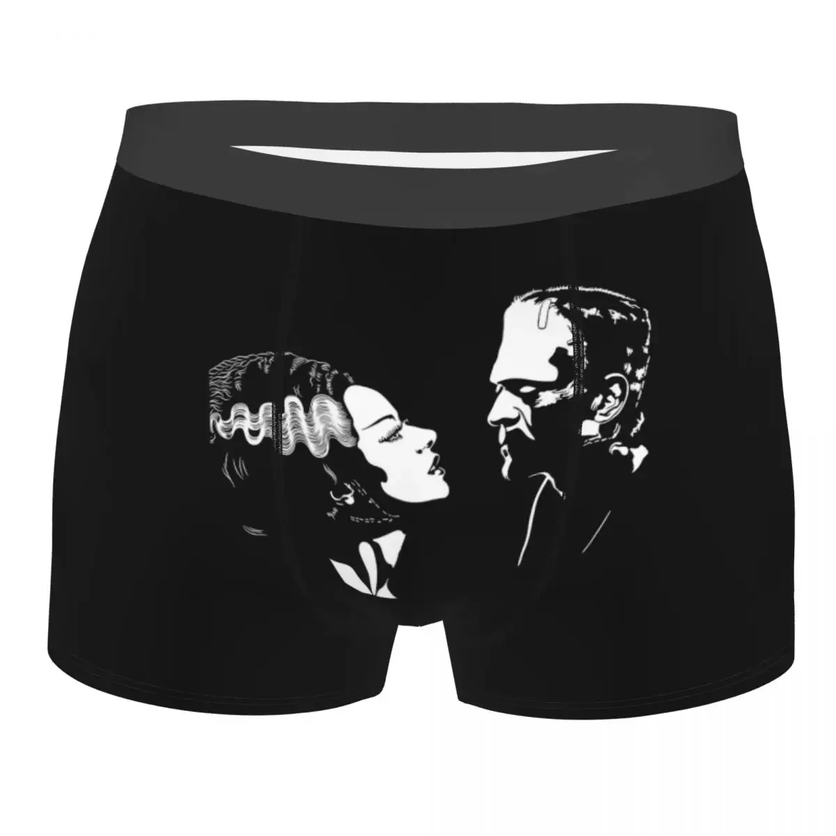 The Perfect Bride Man Underwear Frankenstein Horror Movie Boxer Briefs Shorts Panties Breathable Underpants for Homme S-XXL