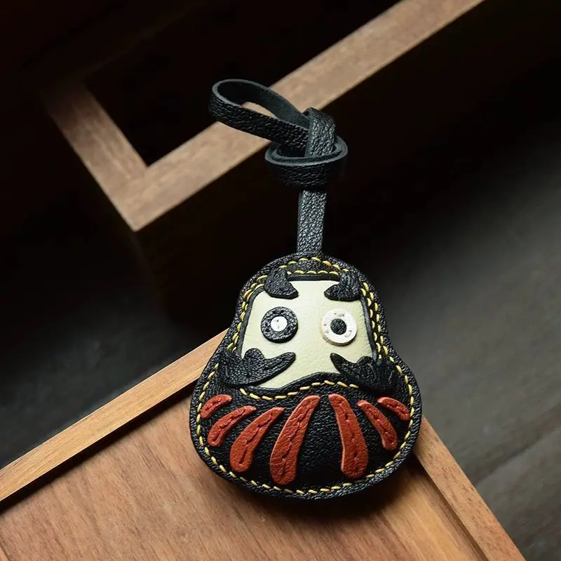 

Unique Genuine Leather Cute Cat Claw Skin Cat Print Handmade Bag Key Pendant Handbag Crossbody Bag Pendant Birthday Gift