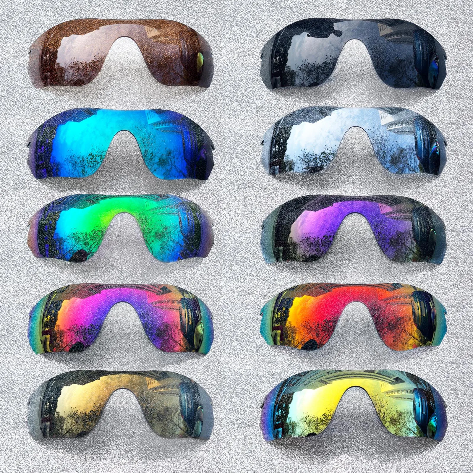 

Сменные поляризационные линзы HDTAC для солнцезащитных очков Oakley Radar Edge OO9184, разноцветные варианты