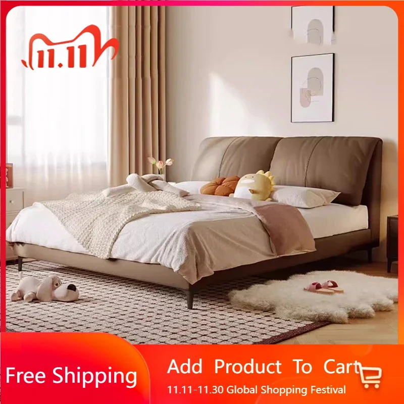 

Princess Platform Bed European Organizer Beauty Sun Nordic Design Bed Castle Luxury Double Frame Wooden Cama Trendy Furniture