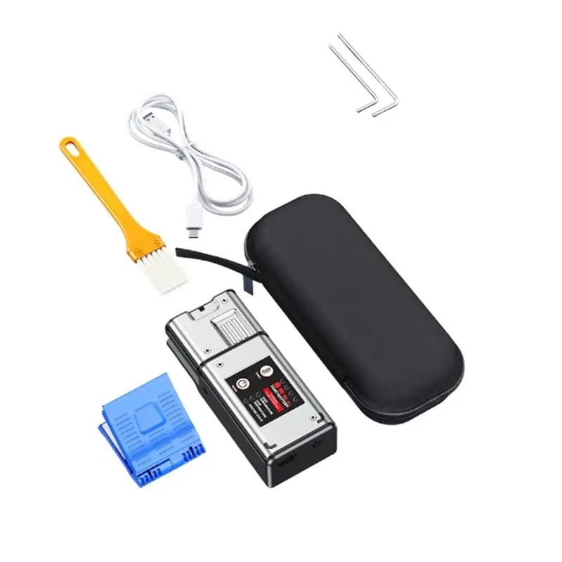 

AS95-Fiber Optic Thermal Stripper For 1-32 Core Fibers Strip 32 Fibers At Once Auto Heating Type-C Charging Port