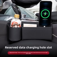 For Suzuki Dzire Swift ZC33S Sport 2017~2024 Car Seat Side Gap Filler Storage Box Multipurpose Tray Organizer Pocket Accessories