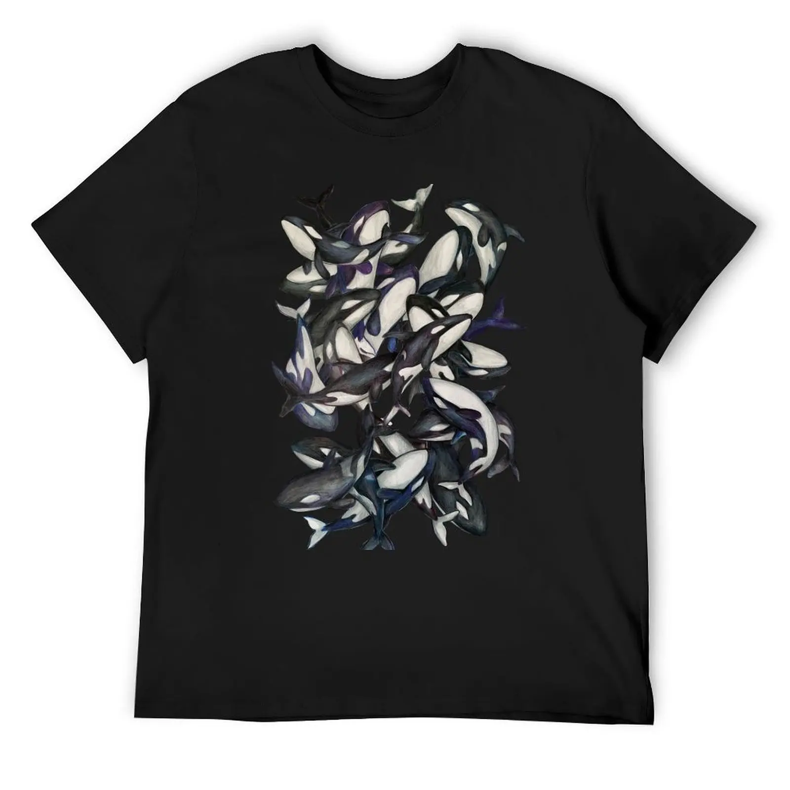 

Orcas T-Shirt blue lock korean fashion affliction shirts customs vintage t shirt men