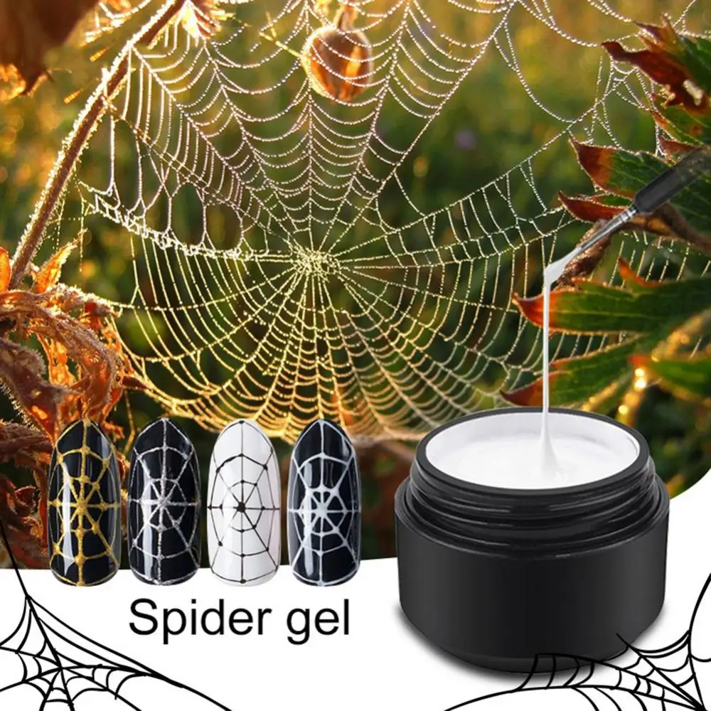 DIY Creative Elastic Nail Wire Painting Drawing Gel Spider Painted UV Lacquer image 4