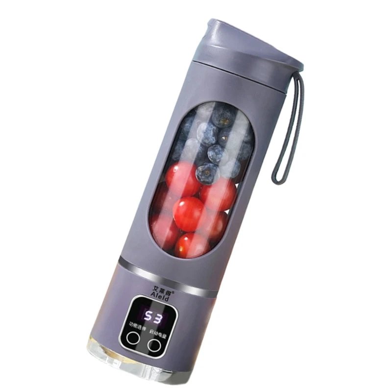 Máy ép trái cây Màn hình hiển thị kỹ thuật số Máy ép trái cây Cup Động cơ mạnh mẽ Máy xay sinh tố công suất lớn Dropshipping