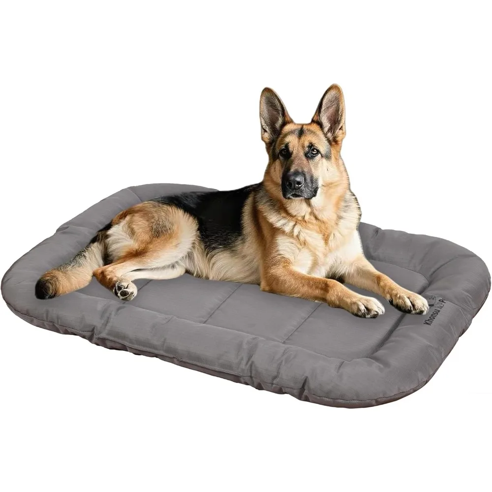 

Durable Dog Bed Tough and Tear Proof Dog Crate Bed, 800lbs Tear Strength PVC-Backed Waterproof Ped Bed Mat Indoor & Outdoor Use