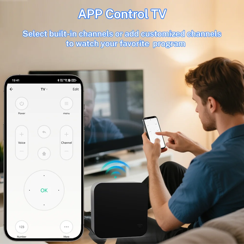 Tuya WiFi IR Remote APP Remote Control for Smart Home Replace TV DVD AUD AC Remote Work with Google Home SmartLife Yandex Alexa