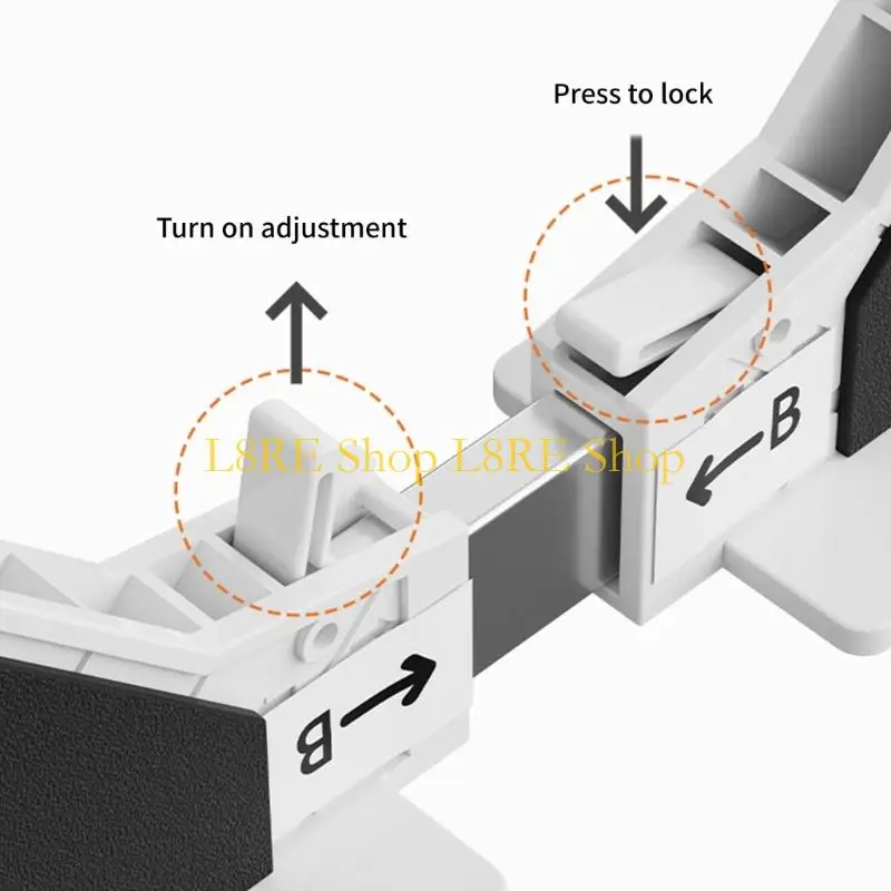 L8RE Heavy Duty Plastic Adjustable Refrigerator Stand Reduce Noise Furniture Dryer Washing Machine Vertical Storage Solution