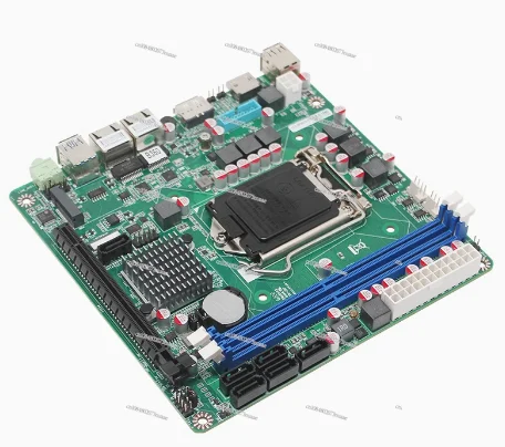 ITX B360 Nas Soft Routing Industrial Control Main Board 6 Sata Dual 2.5G Network Ports 2 M.2