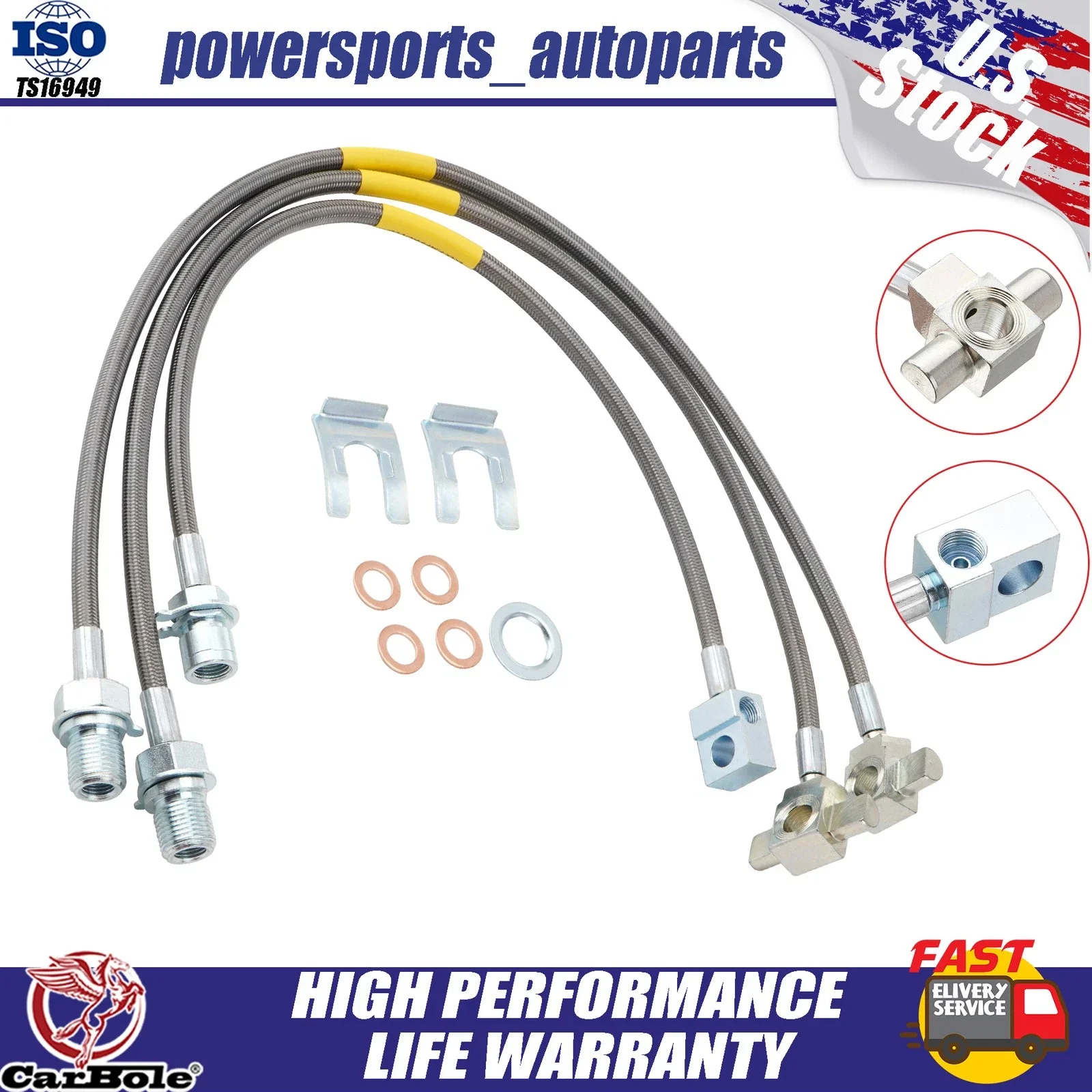 

Тормозные трубы из нержавеющей стали (4-6 дюймов) для передней и задней оси, для GMC Chevy C/K 10 15 20 K5 Blazer 71-87 гг.