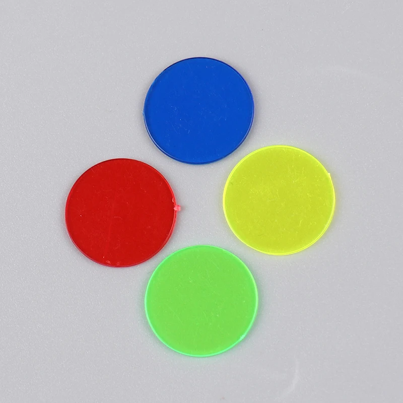 100 pezzi Montessori Educazione Matematica Giocattoli Risorse di apprendimento Fornitura di chip Bingo a colori