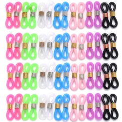 50Pcs Eyeglasses Ear Hook Connector Spectacles Chain Glasses Retainer Ends Rope Cord Holder Strap Retainer End Loop Findings