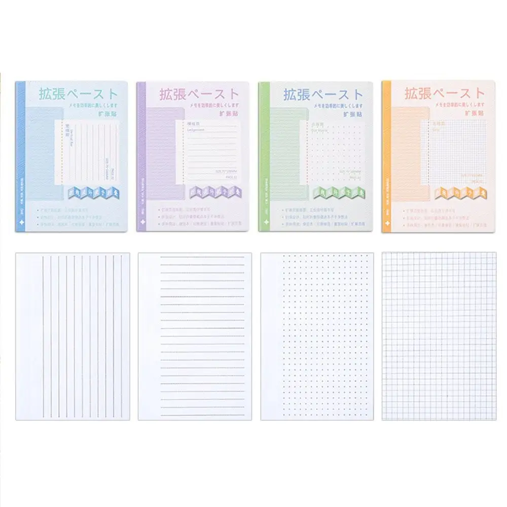 Sticky Writable Notes Scrapes Adesivos, Memo Pads, Posted it, Paper Notepad, Papelaria Escolar, Material de Escritório, 32 Sheets