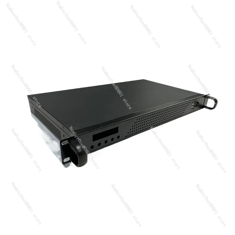 19 Inch 1U Industrial Control Chassis Short 250 Deep Aluminum Panel ITX Motherboard Rack Mounted Power Server Chassis