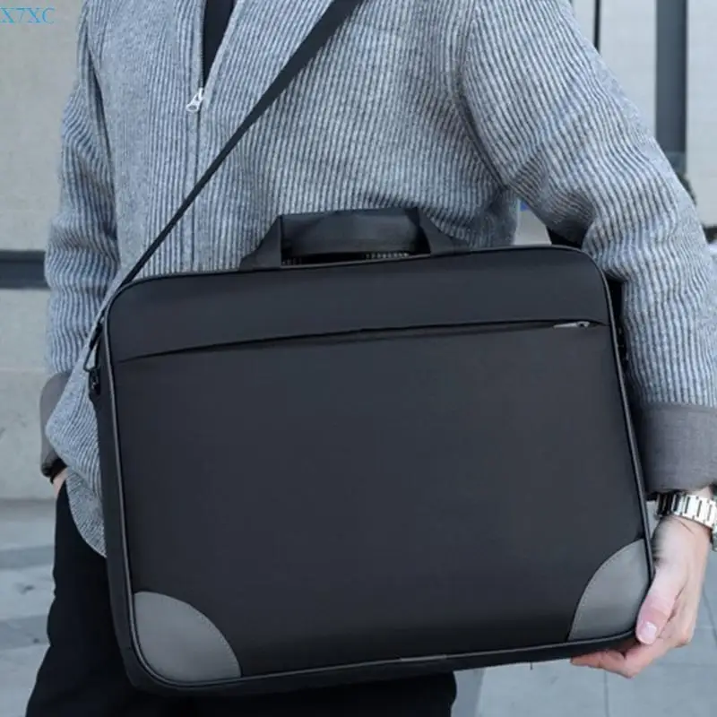 X7XC Convenient 15.6 In Laptop Bag Large Capacity Crossbody Bag Handbag Notebooks Bag