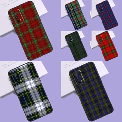Clan Stewart Dress Tartan Plaid Pattern Case For Xiaomi 13T 12T 11T 13 Pro 12 Lite 12X POCO F5 X4 F4 GT F3 M5s M6 X3 X5 Pro Case