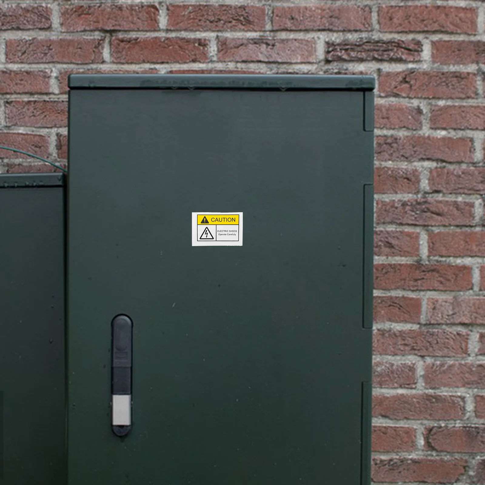 ملصقات تحذيرية عالية الجهد، علامات أمان للمخاطر الكهربائية، مقاومة للماء، متينة، سهلة الاستخدام، ملصقات شريطية عاكسة #2