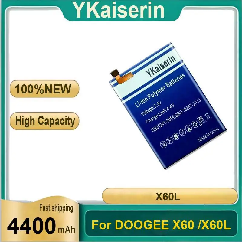 

Long Lasting Premium Replacement Mobile Phone Battery 4400Mah For Doogee X60 X60L