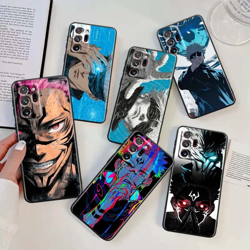 

Anime J-Jujutsu Kaisen Gojo Phone Case For Samsung A42 A41 A35 A34 A33 A32 A25 A24 A23 A21s A04 A03 Note 20 Ultra 5G Black