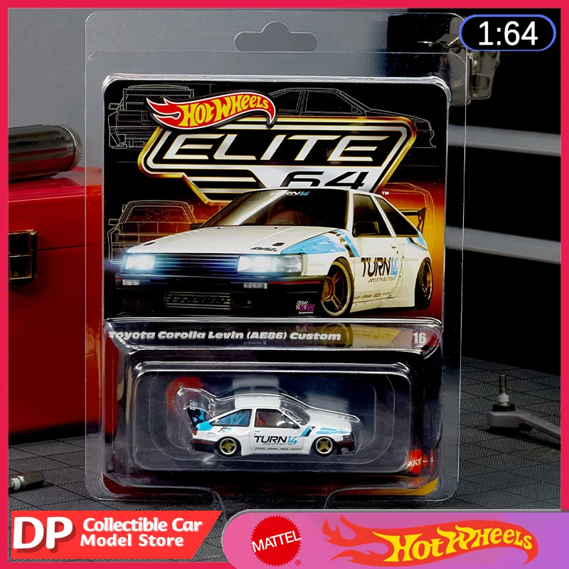 

New Hot Wheels Elite 64 Toyota Corolla Levin (AE86) Custom Collectors 1/64 Scale Die-Cast Vehicle Model Cars Factory Sealed