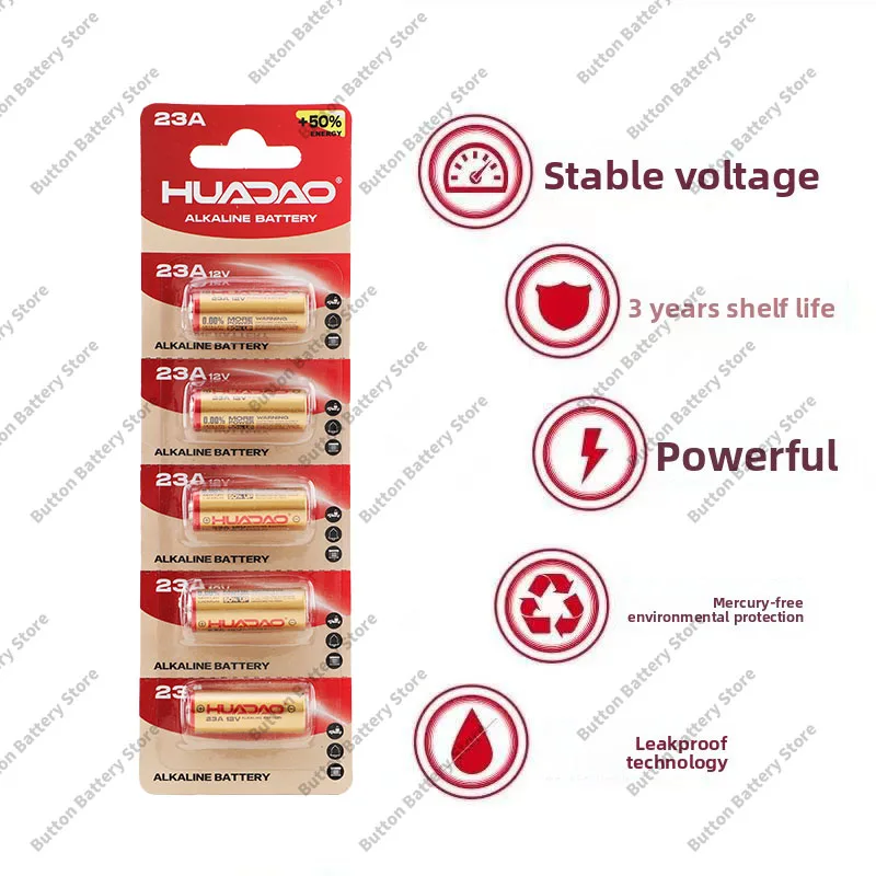 بطارية قلوية 12 فولت 23 أمبير 27 أمبير، طاقة طويلة الأمد، مجموعة 5-60 قطعة لألعاب جرس الباب عن بعد، مرآب المصباح، A23 E23A K23A L1028